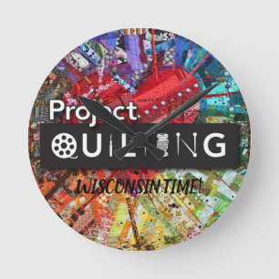 Wisconsin Time Project QUILTING Clock