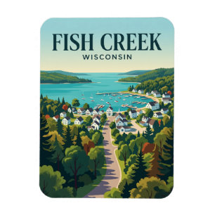 Wisconsin Town USA Magnet