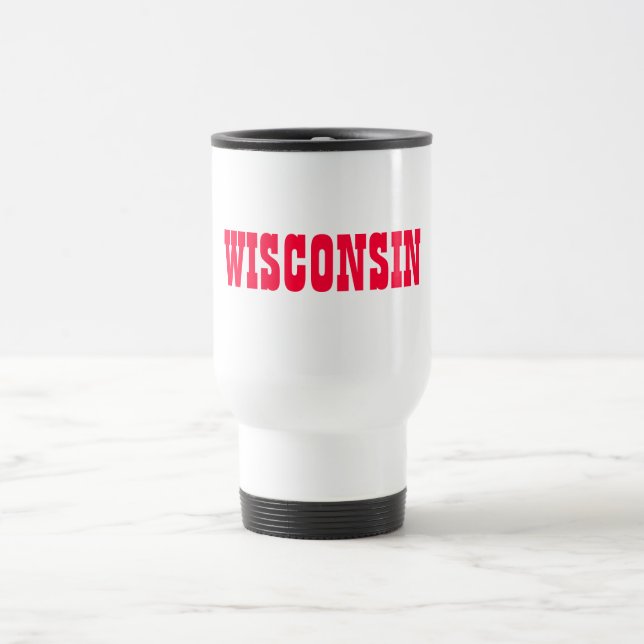 Wisconsin Travel Mug (Center)