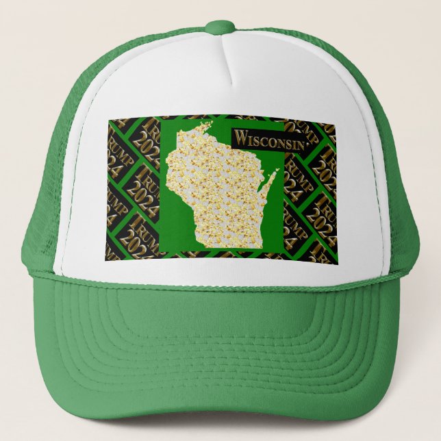 WISCONSIN  TRUCKER HAT (Front)