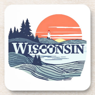 Wisconsin United States of America Coaster