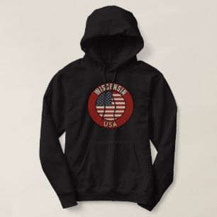 Wisconsin United States of America Hoodie