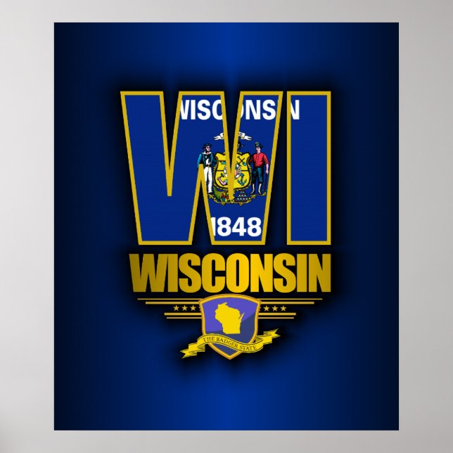 Wisconsin (WI) Poster (Front)
