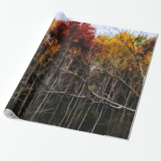 Wisconsin Woods In Fall Wrapping Paper