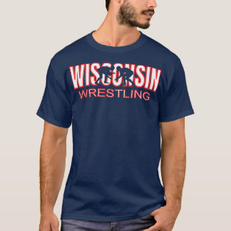 Wisconsin Wrestling Team Coach Wrestler State T-Shirt