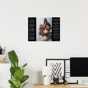 Wisdom and Ducks by the Water DESIDERATA  Poster