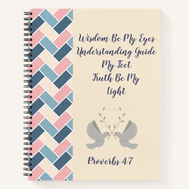 Wisdom Be My Eyes Journal (Front)