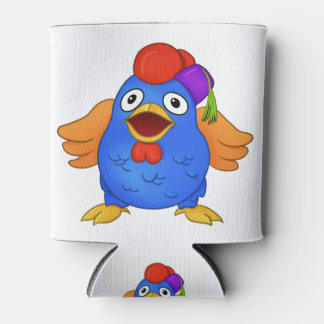 Wisdom Chicken logo Can Cooler
