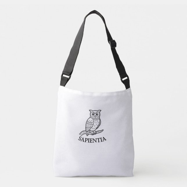 Wisdom cross-body tote bag (Front)
