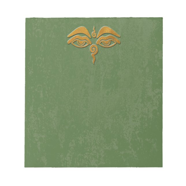 wisdom eyes gold notepad (Front)