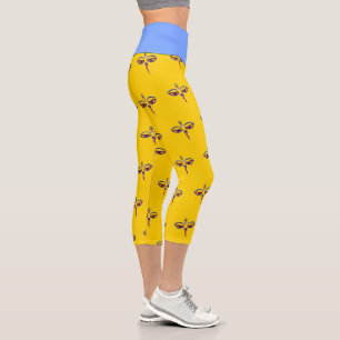 Wisdom Eyes Of Buddha - Bodhnath temple eyes Capri Leggings