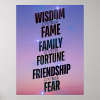 Wisdom Family Friendship - Inspirational