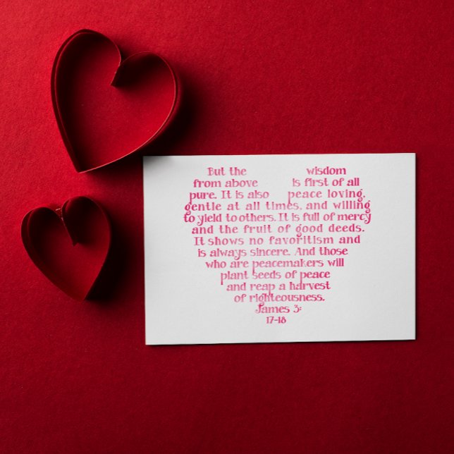 Wisdom from Above Inspirational Post Card (Creator Uploaded)