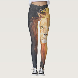 'Wisdom' Lion Leggings