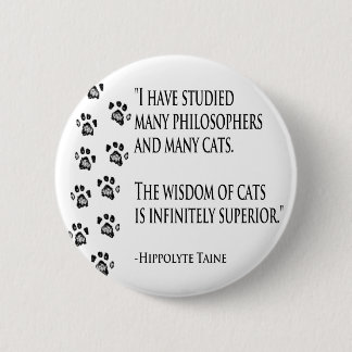 Wisdom of Cats 6 Cm Round Badge