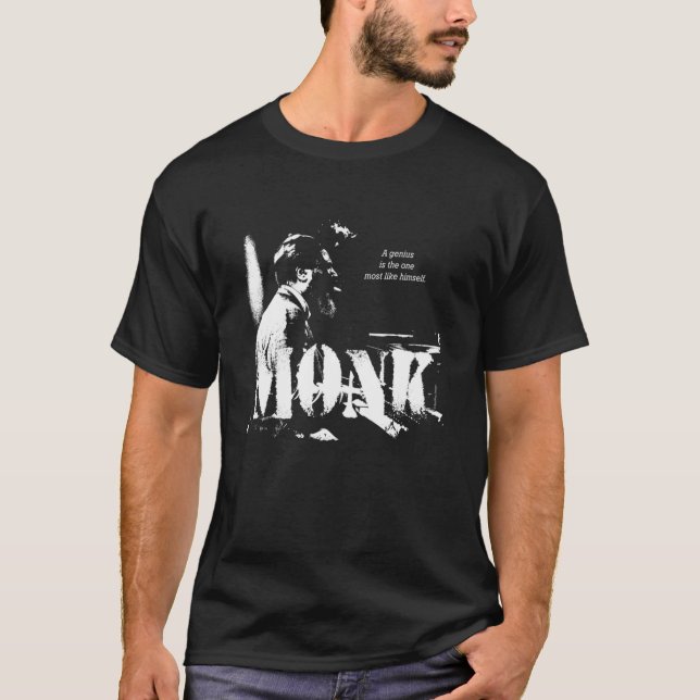 Wisdom of Thelonious Monk (1-colour)  T-Shirt (Front)