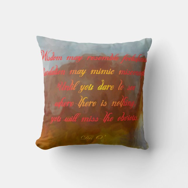 Wisdom Pillow (Front)