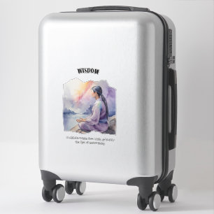 Wisdom Positive Affirmation sticker