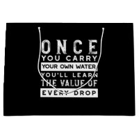 Wisdom Quote Design - Value of Every Drop