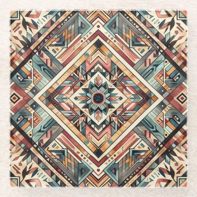 Wisdom Seeker Glass Coaster (Front)