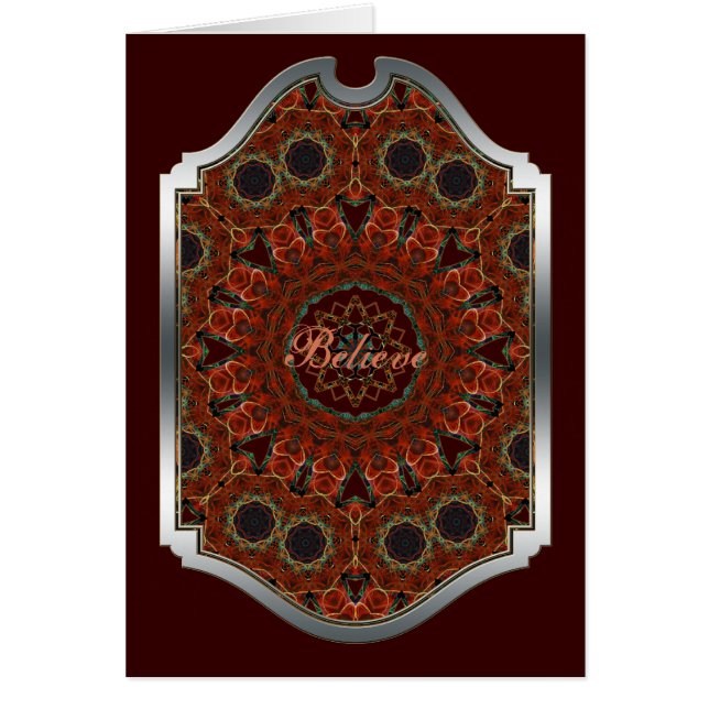 WISDOM SHIELDS : BELIEVE Card (Front)