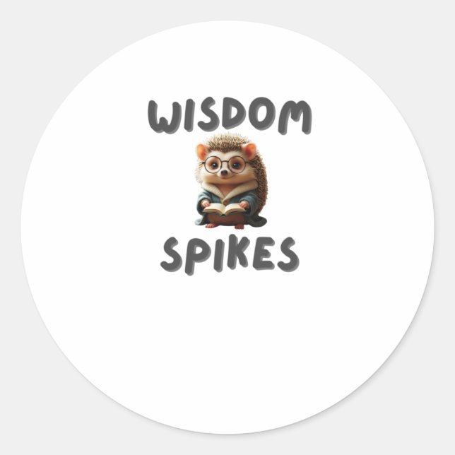 Wisdom Spikes Sticker  (Front)