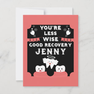 Wisdom Teeth Extraction Get Well Card