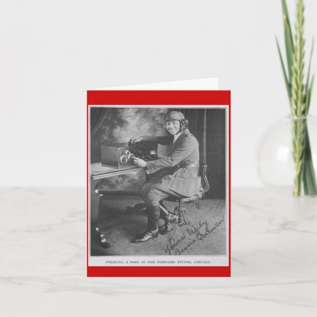 wisdom words: Bessie Coleman Card (Front)