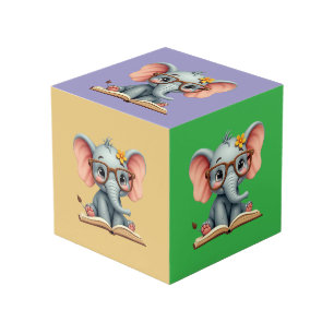 Wise Baby Elephant Cube