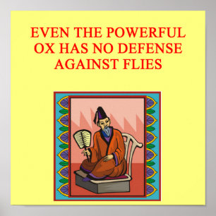 wise chinese proverb poster