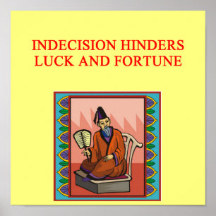 wise chinese proverb poster