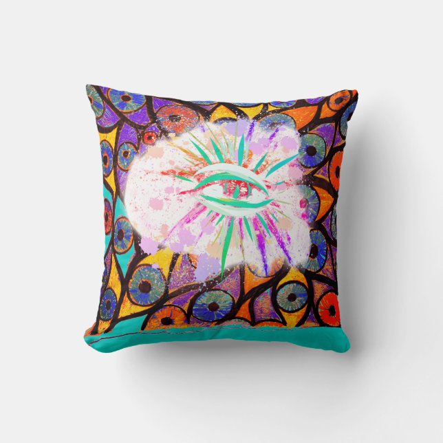 Wise Eye Mage Cushion (Front)