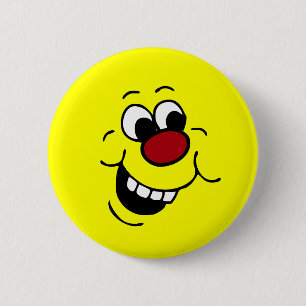 Wise Face Grumpey 6 Cm Round Badge