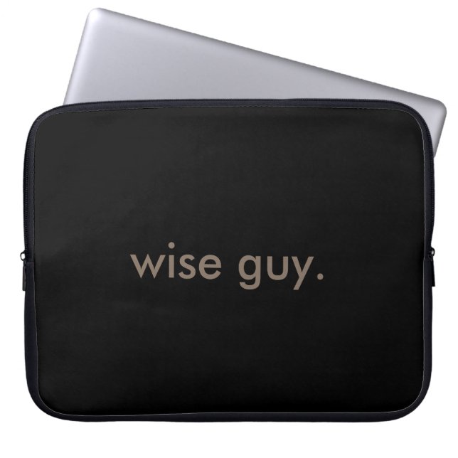 wise guy. laptop sleeve (Front)