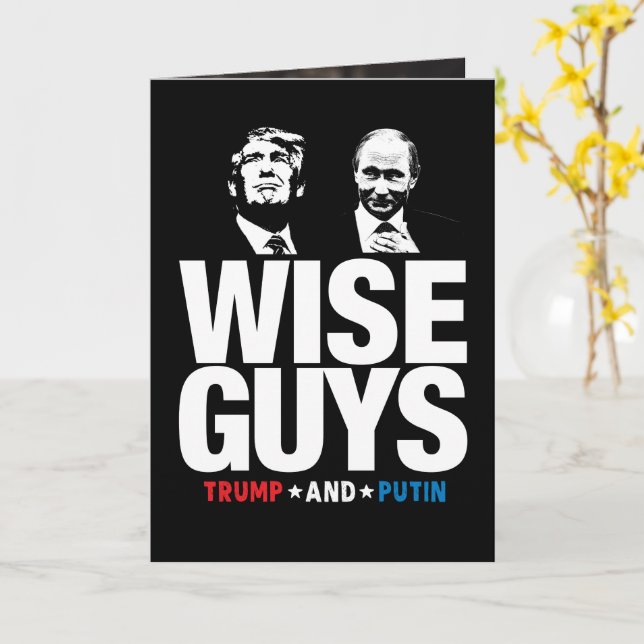 Wise Guys Card (Yellow Flower)