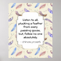 Wise Inspirational Motivational Chinese Proverb