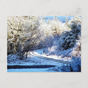 Wise Man Winter - Coquille, Oregon Postcard