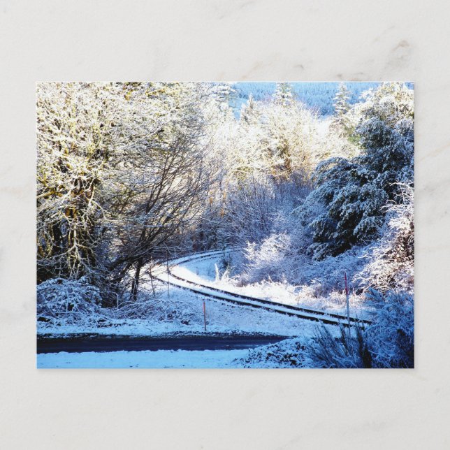 Wise Man Winter - Coquille, Oregon Postcard (Front)