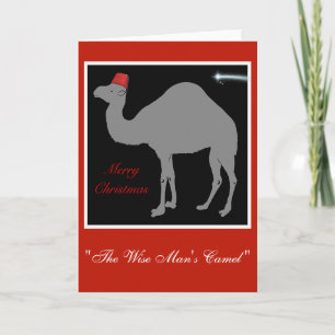 Wise Man's Camel Christmas Card