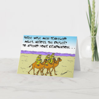 Wise Men At Graduation Card