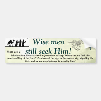 Wise Men Bumper Sticker