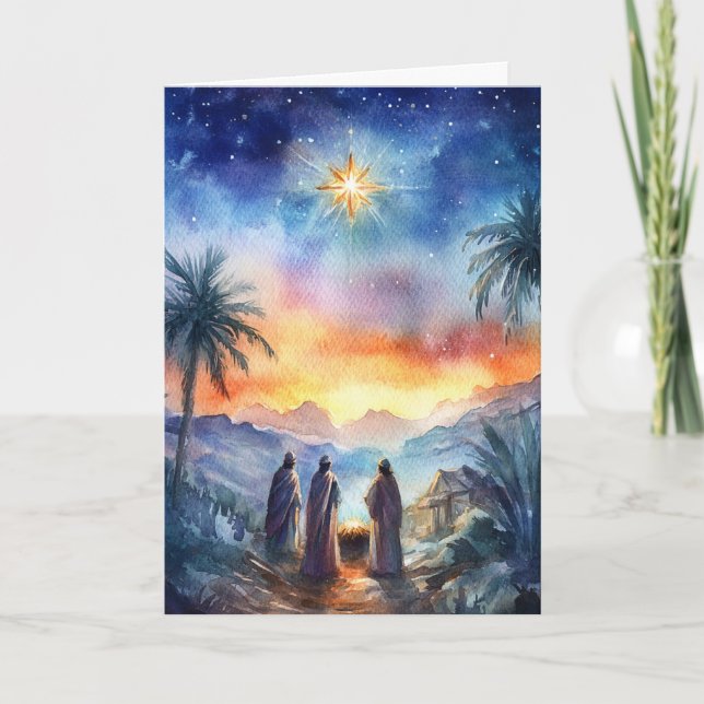 Wise Men Journey by Starlight Card (Front)
