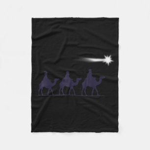 Wise Men Nativity Christmas Christian Gift Women B Fleece Blanket