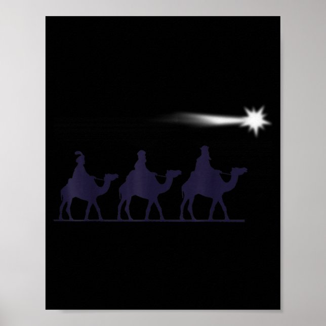 Wise Men Nativity Christmas Christian Gift Women B Poster (Front)