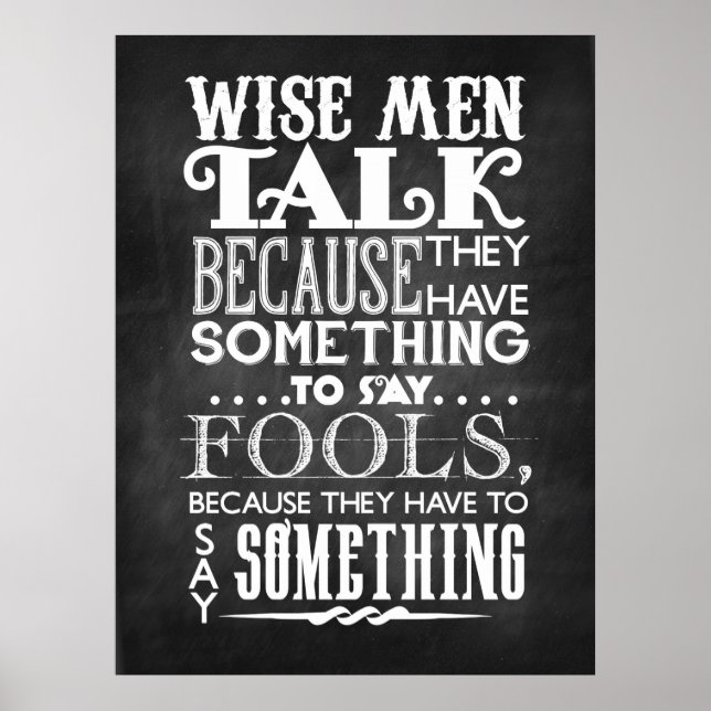 Wise Men Poster (Front)