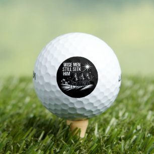 Wise Men Still Seek Him Christian Christmas Jesus Golf Balls