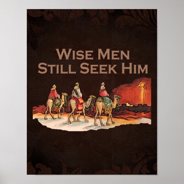 Wise Men Still Seek Him, Christmas Poster (Front)