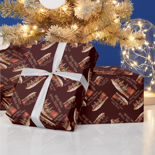 Wise Men Still Seek Him, Christmas Wrapping Paper (Holidays)