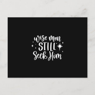 Wise Men Still Seek Him Jesus Novelty Christmas Ho Postcard
