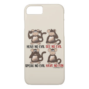 Wise Monkeys Humour iPhone 8/7 Case